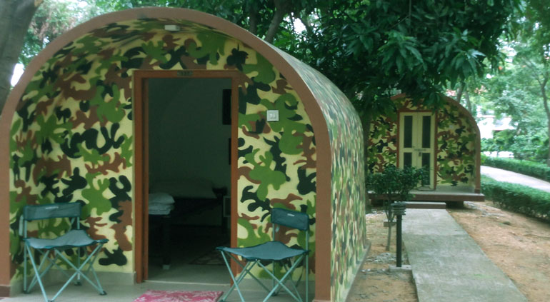 Igloo shaped camping accommodation for the budget travellers